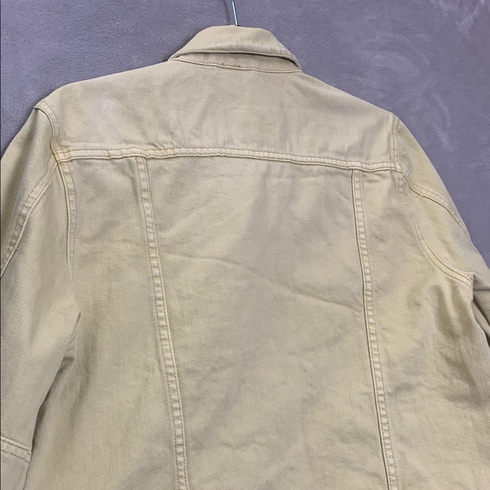 FREE PEOPLE | MEDIUM Women DENIM JACKET | YELLOW GOLDEN - Picture 16 of 16